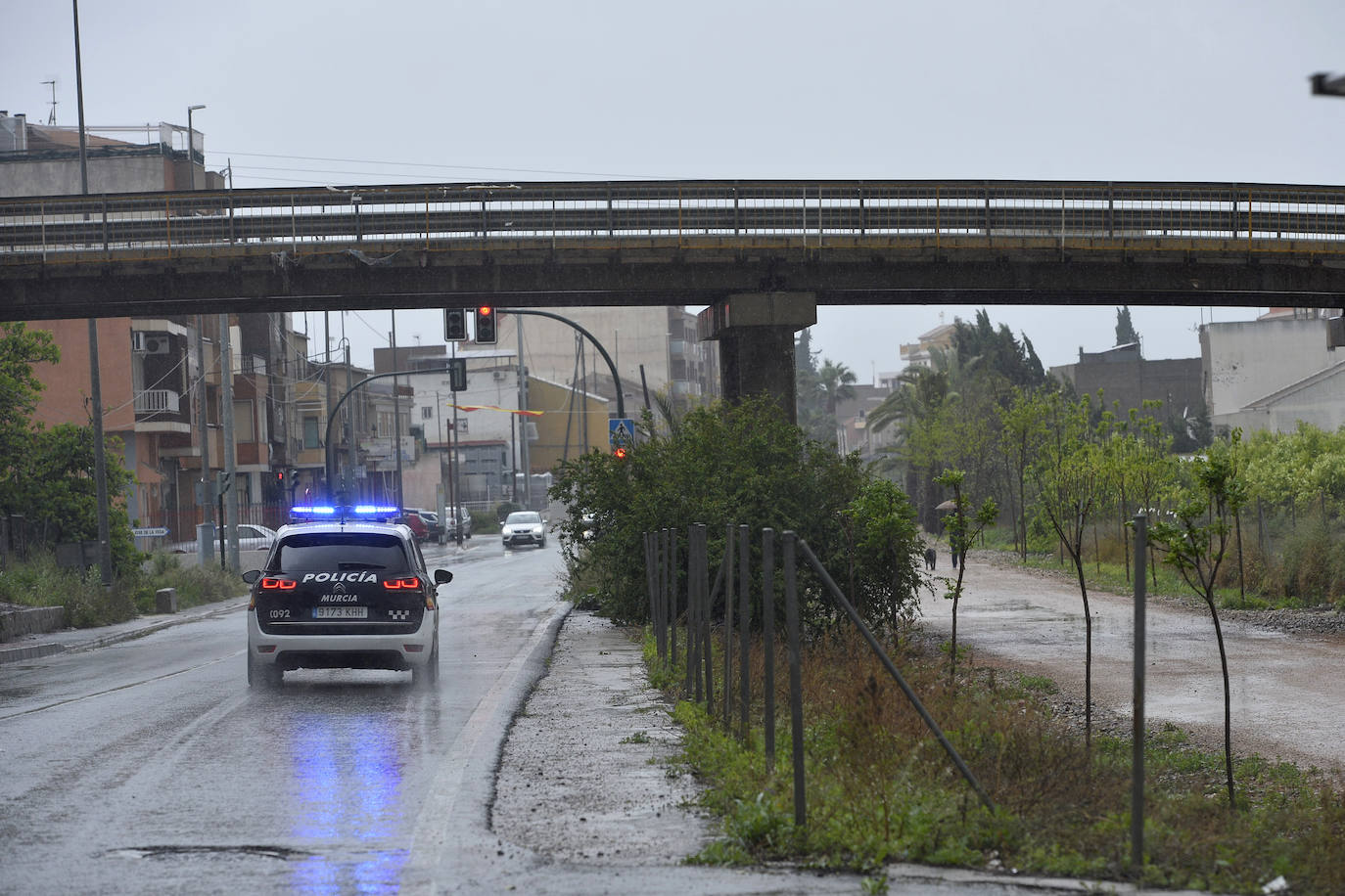 Efectos del temporal en Beniaján y Torreagüera.