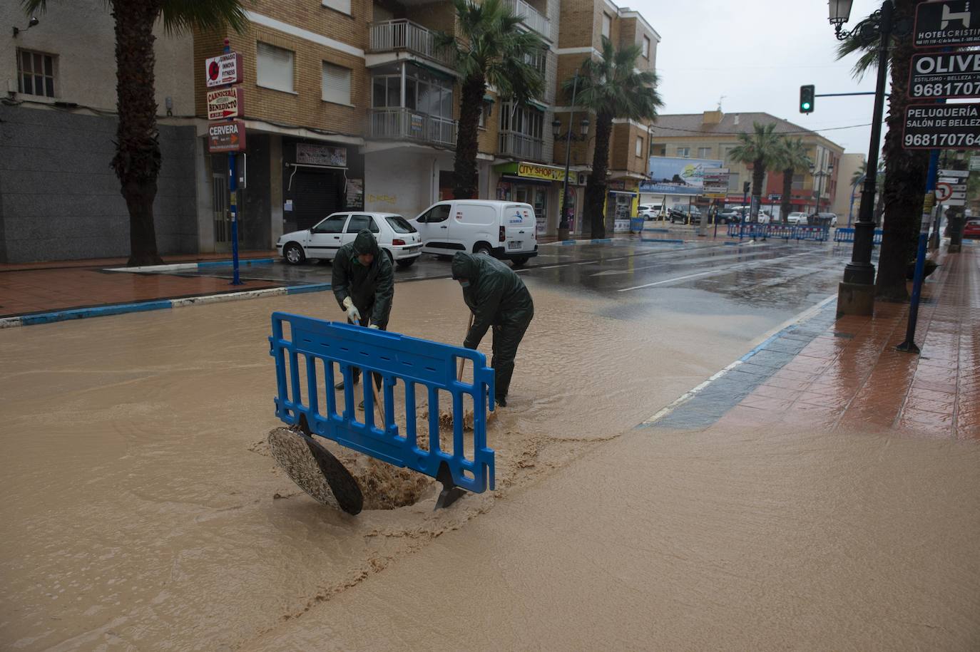 Fotos: Las lluvias vuelven a anegar Los Alcázares