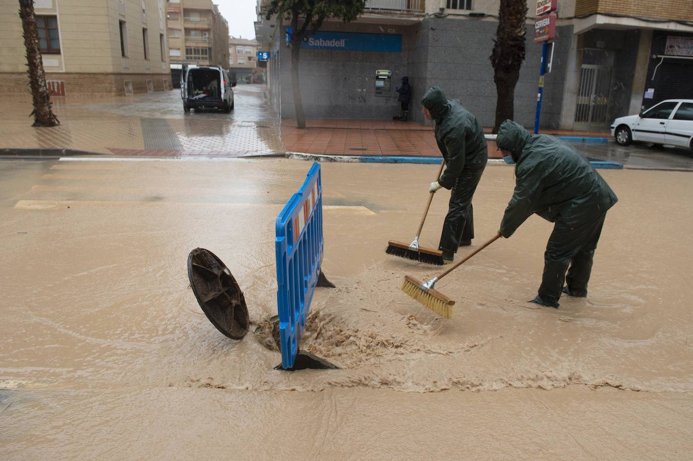 Fotos: Las lluvias vuelven a anegar Los Alcázares