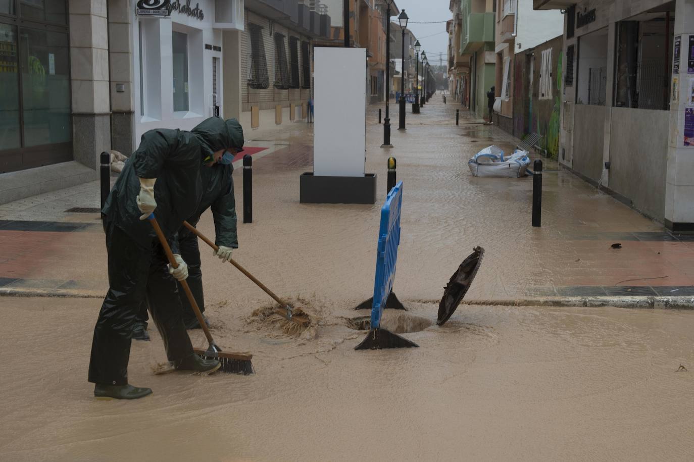 Fotos: Las lluvias vuelven a anegar Los Alcázares