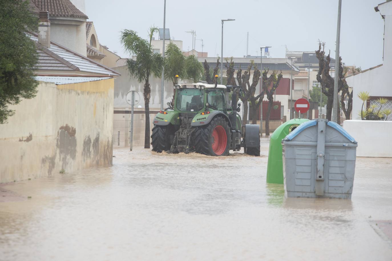 Fotos: Las lluvias vuelven a anegar Los Alcázares