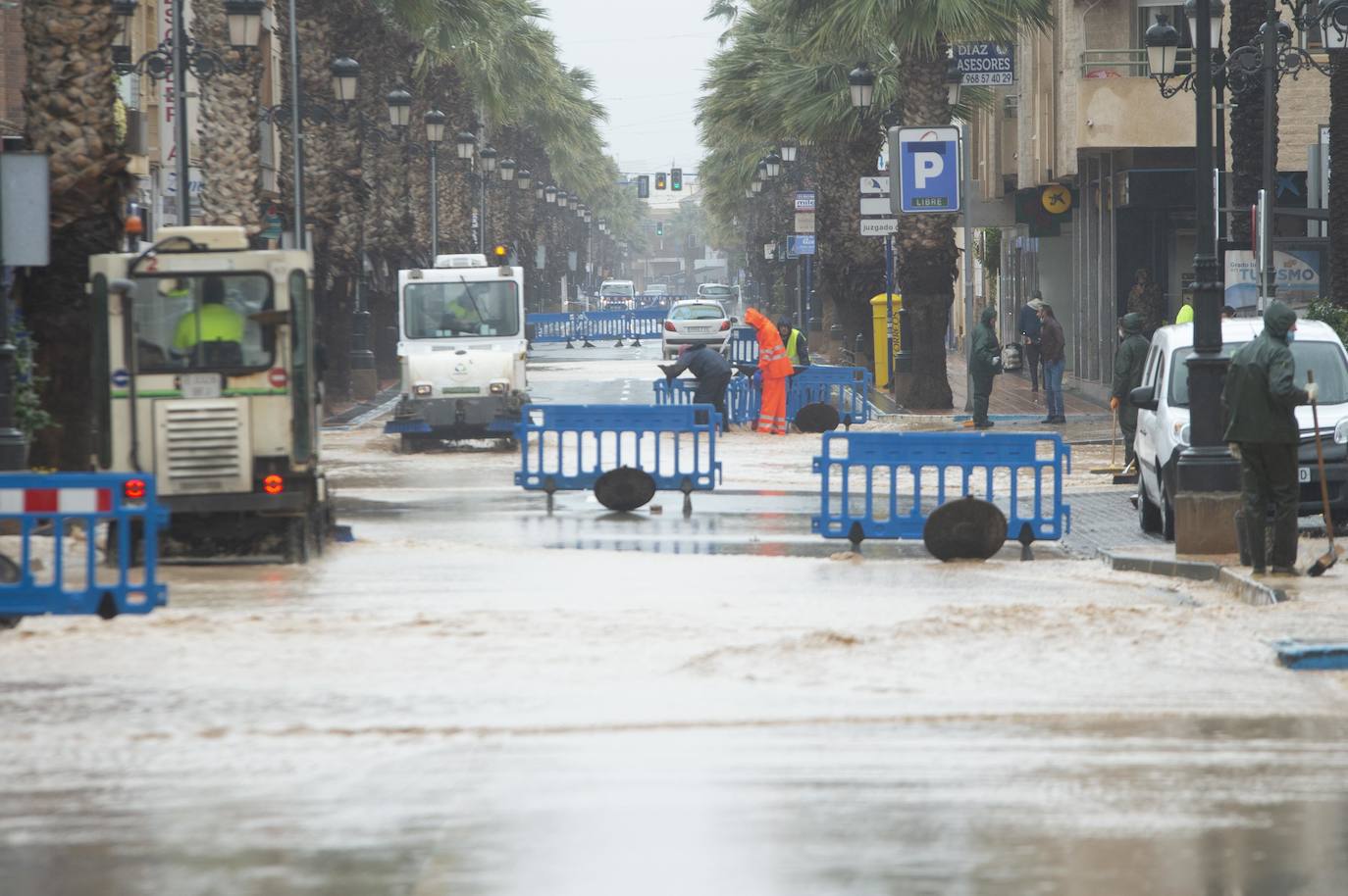 Fotos: Las lluvias vuelven a anegar Los Alcázares