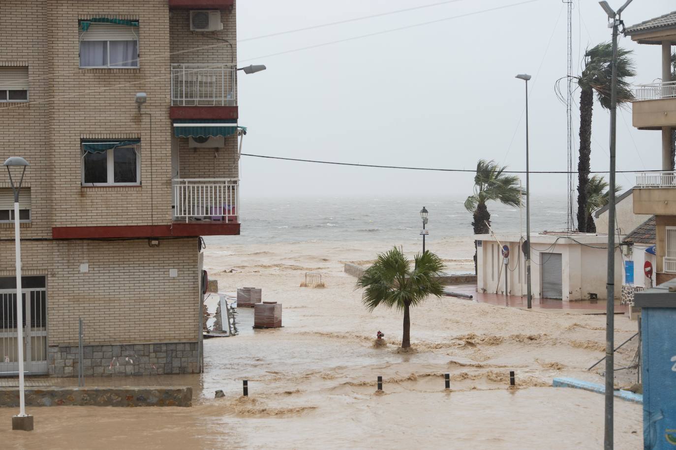 Fotos: Las lluvias vuelven a anegar Los Alcázares