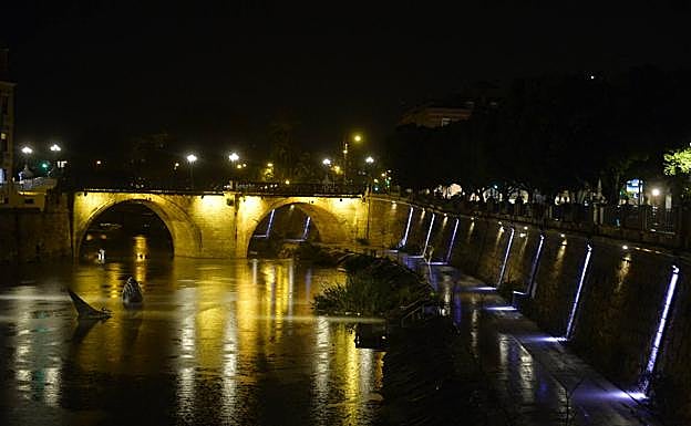 Iluminación en Murcia Río.