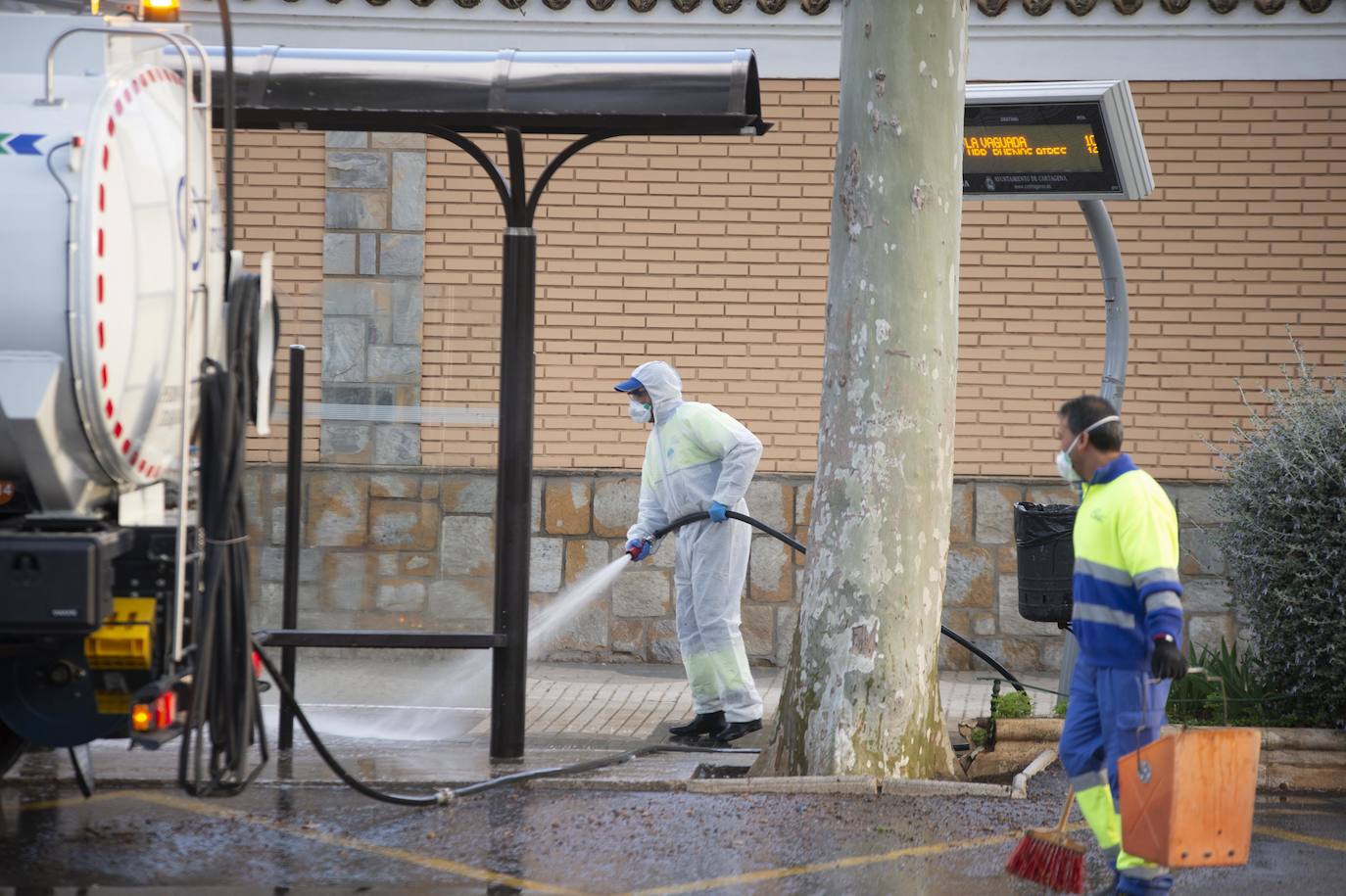 Fotos: Cartagena se queda parada y vacía