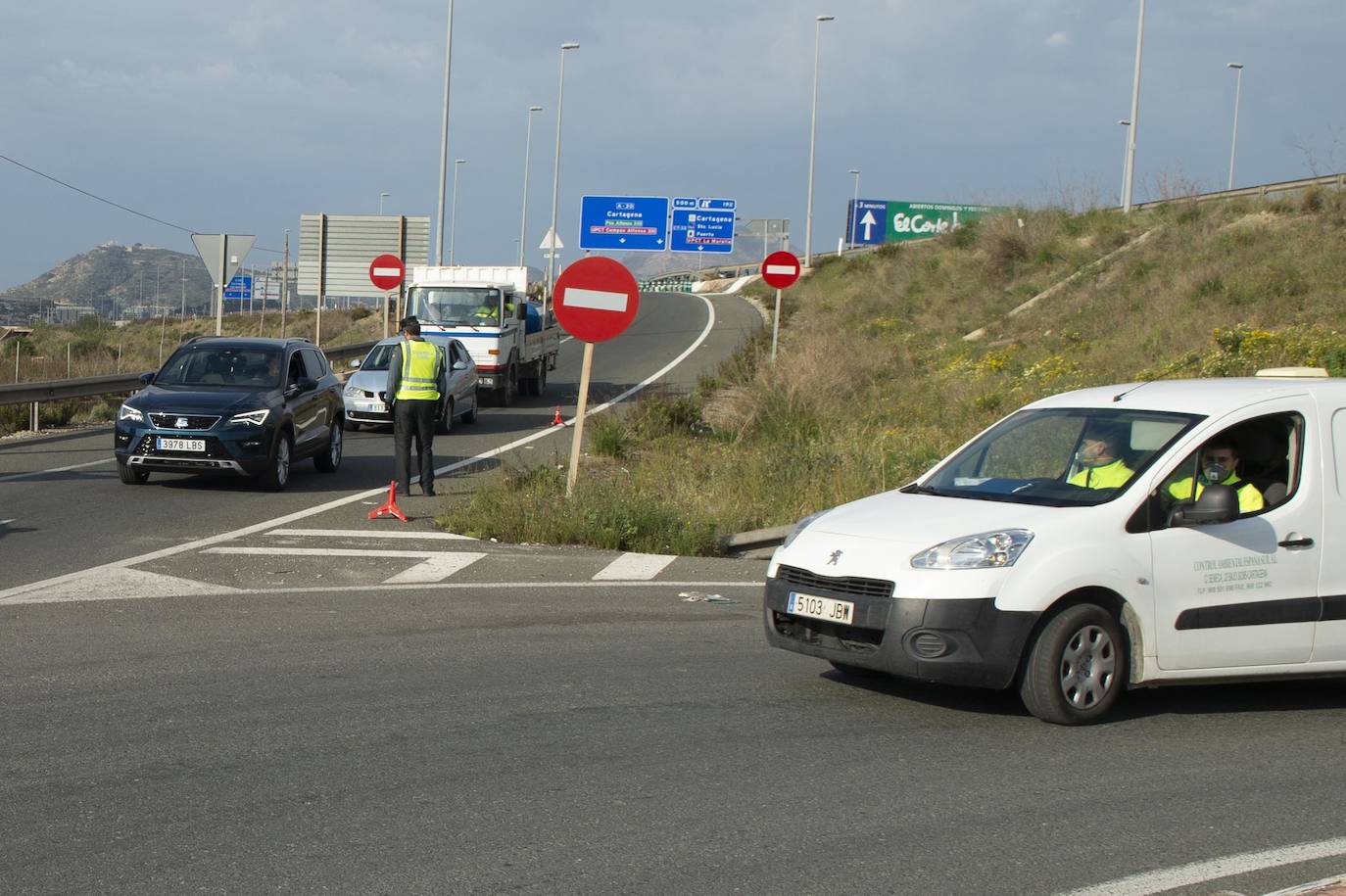 Fotos: Cartagena se queda parada y vacía