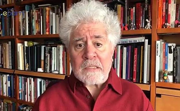 Pedro Almódovar, en el vídeo de la campaña.
