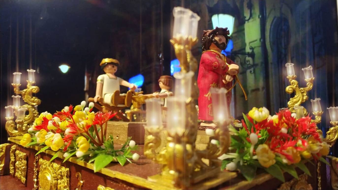 Fotos: Recrean las procesiones de Semana Santa de Cartagena con Playmobil