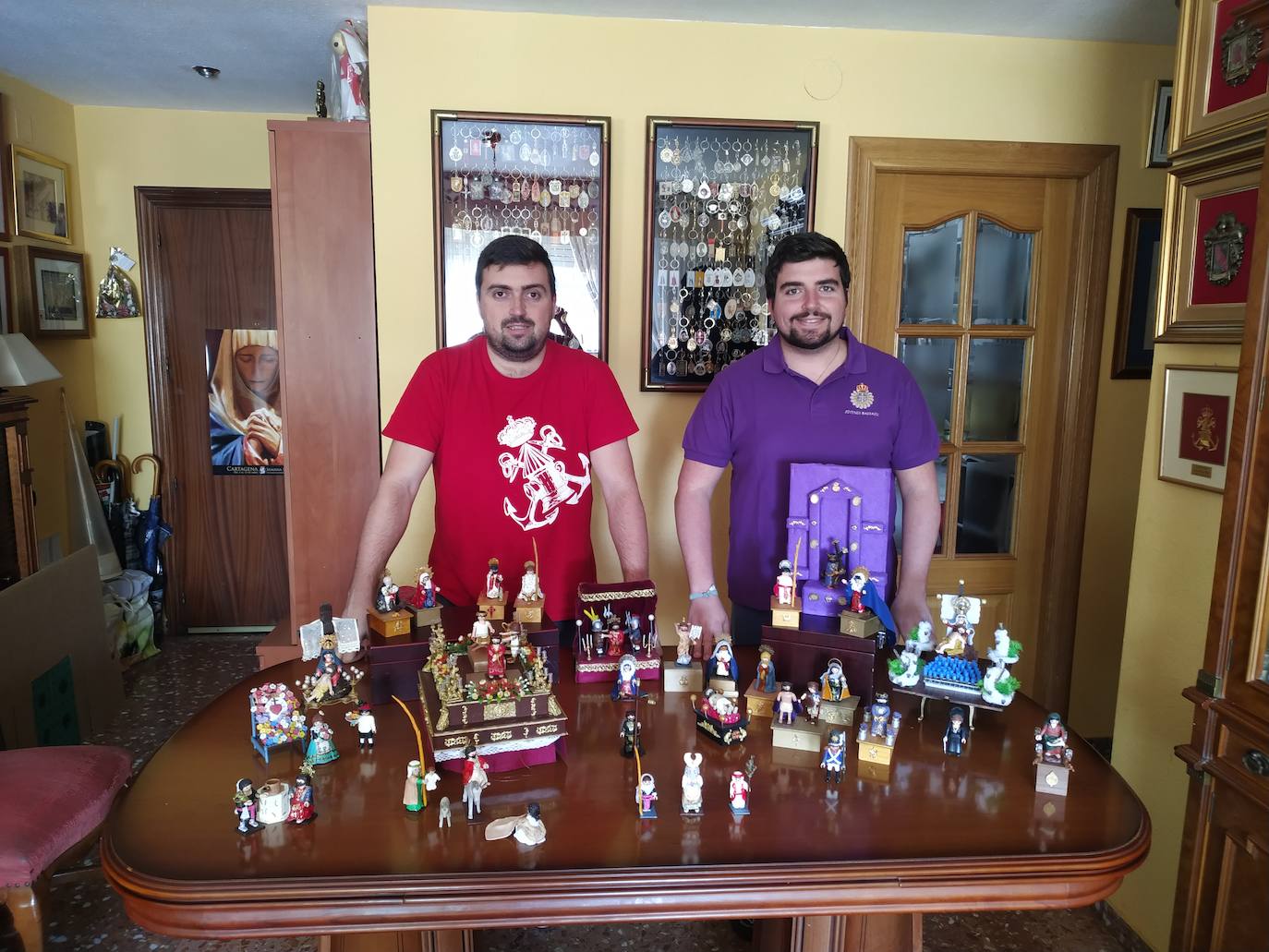 Fotos: Recrean las procesiones de Semana Santa de Cartagena con Playmobil