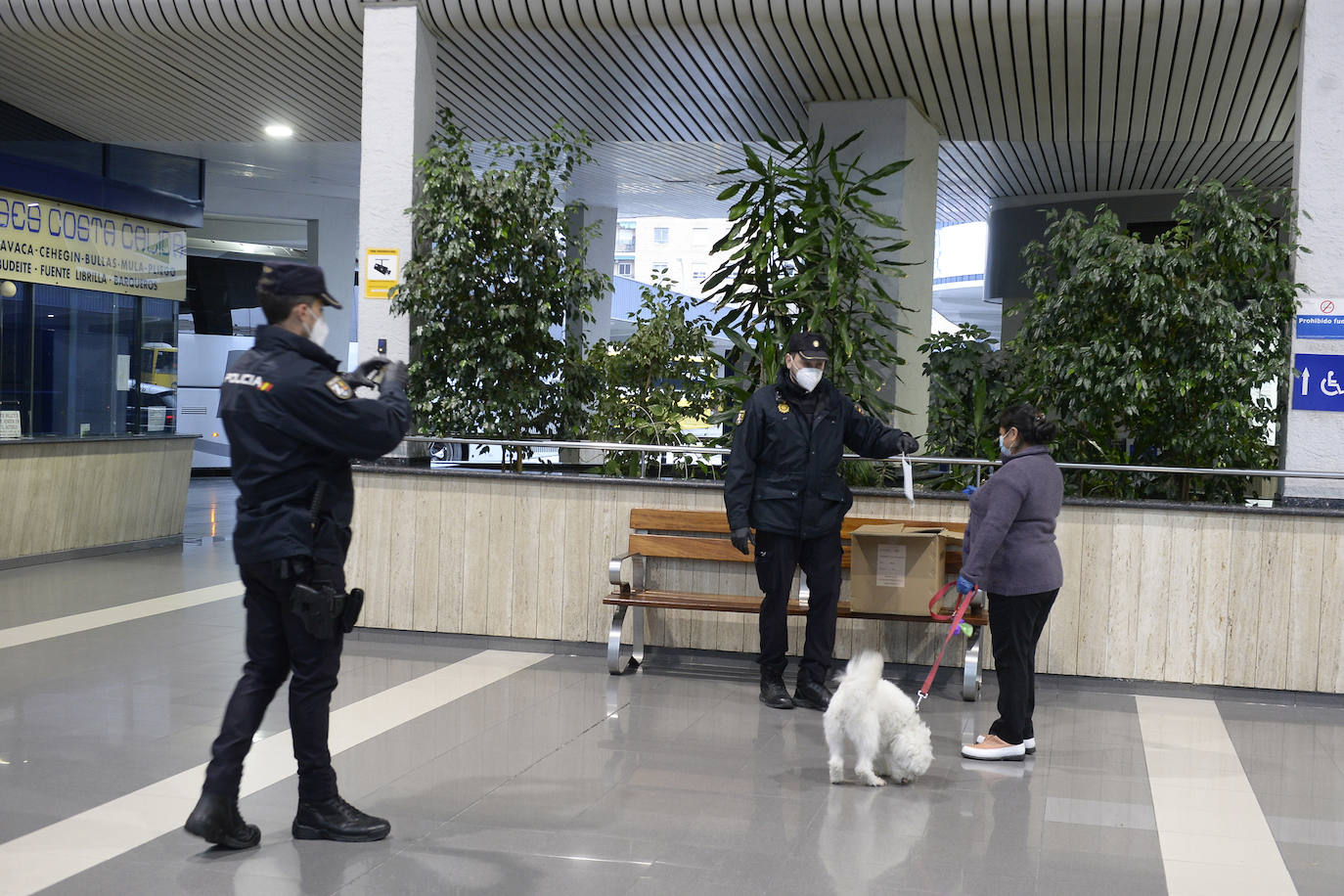 Fotos: Comienza el reparto de 334.000 mascarillas en la vuelta al trabajo en la Región