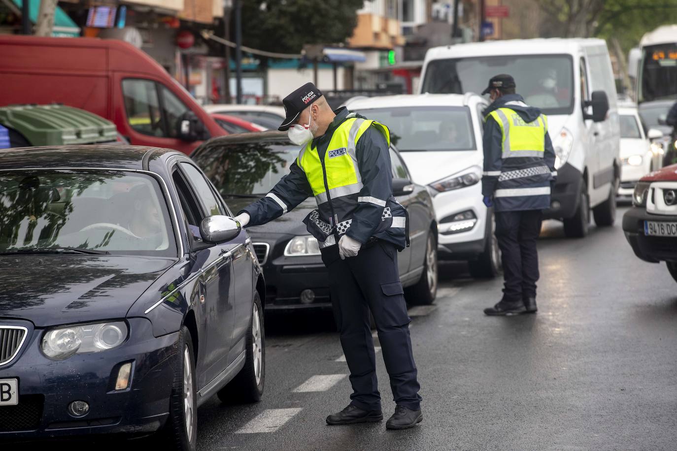 Fotos: La Policía Local controla las calles de Cartagena