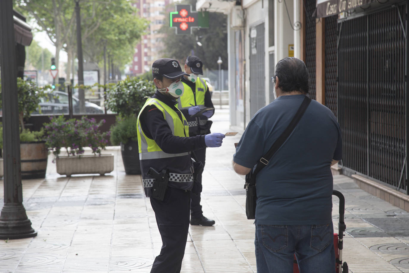 Fotos: La Policía Local controla las calles de Cartagena