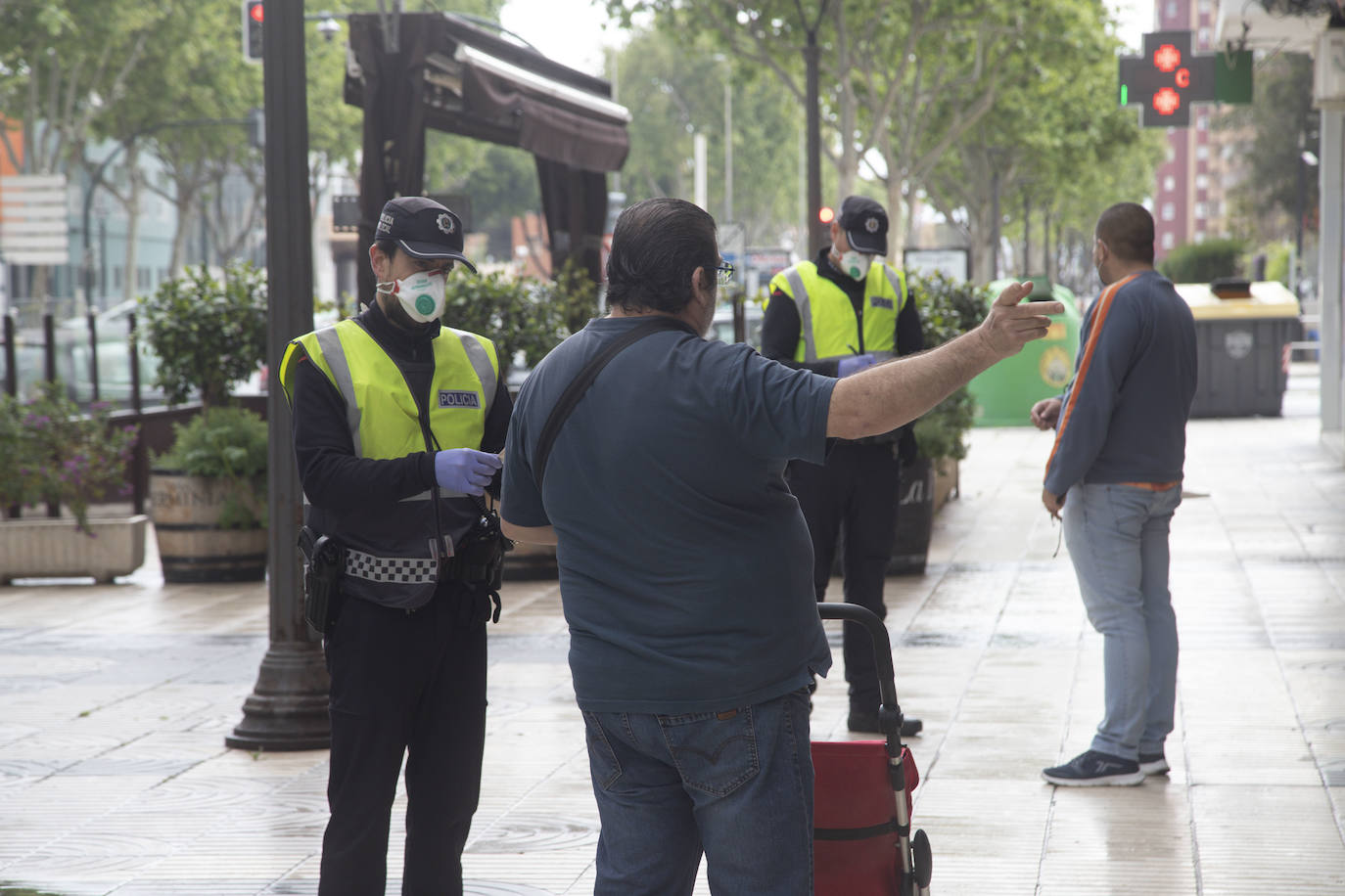 Fotos: La Policía Local controla las calles de Cartagena