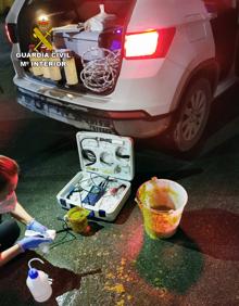 Imagen secundaria 2 - Descubren una empresa de El Raal que vertía residuos industriales a un azarbe