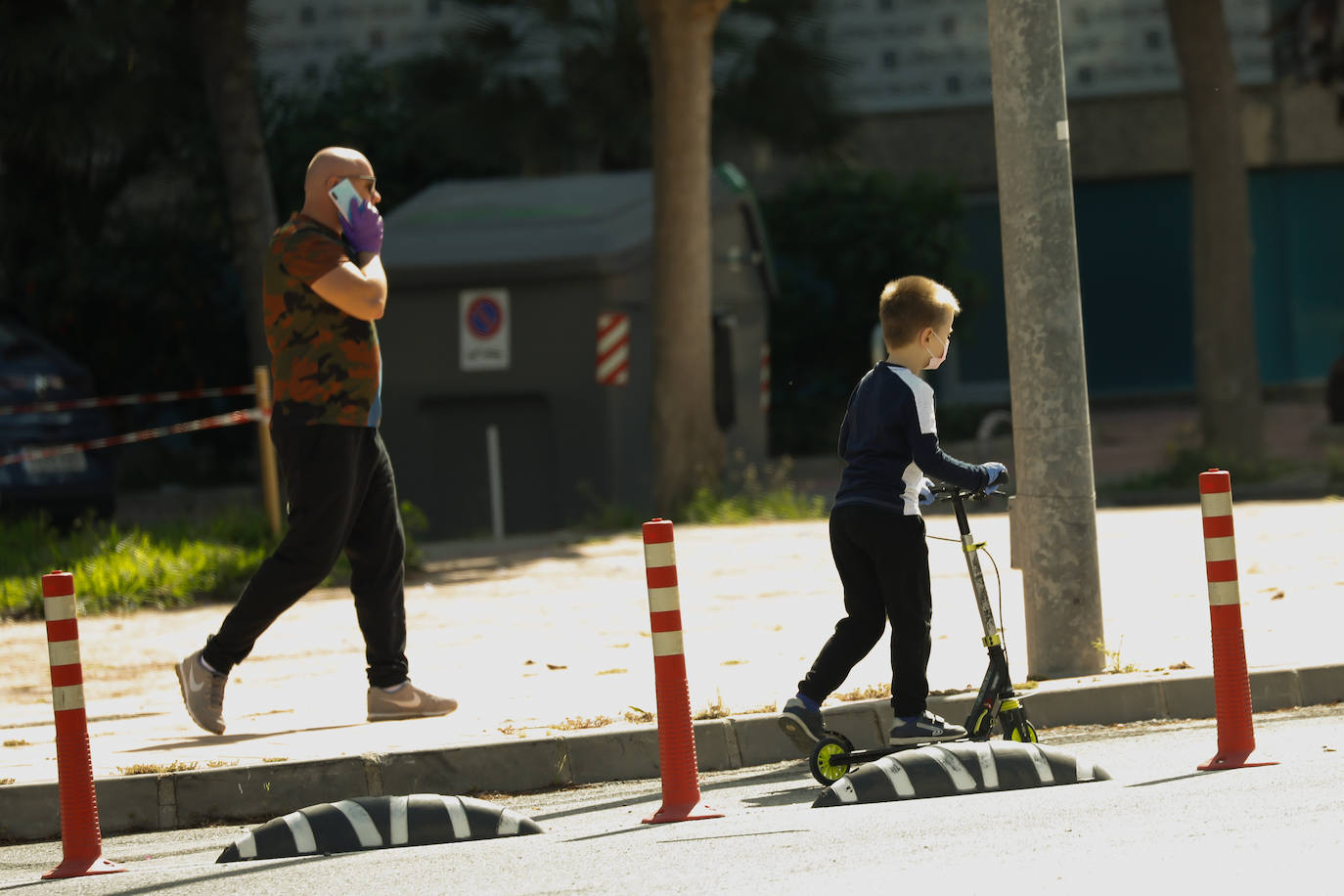 Fotos: Los niños vuelven a pasear por las calles de la Región