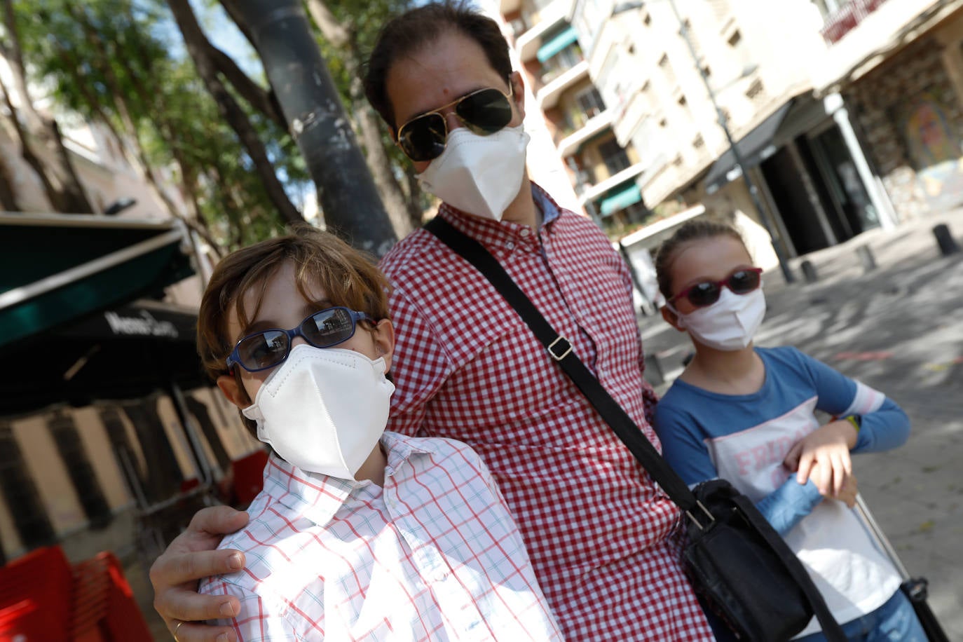 Fotos: Los niños vuelven a pasear por las calles de la Región