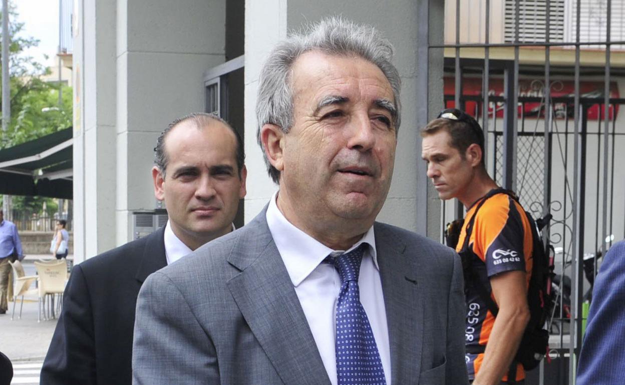 Antonio Cerdá, tras una comparecencia en el juzgado. 