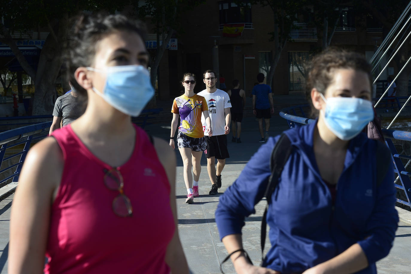 Fotos: Los murcianos salen a pasear y hacer deporte tras más de un mes de confinamiento