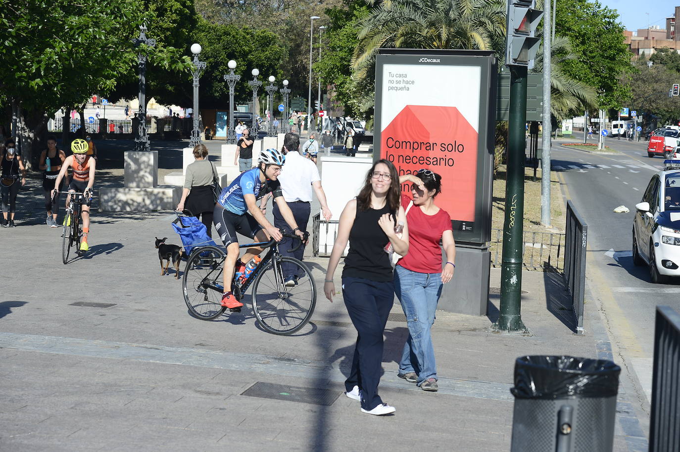 Fotos: Los murcianos salen a pasear y hacer deporte tras más de un mes de confinamiento