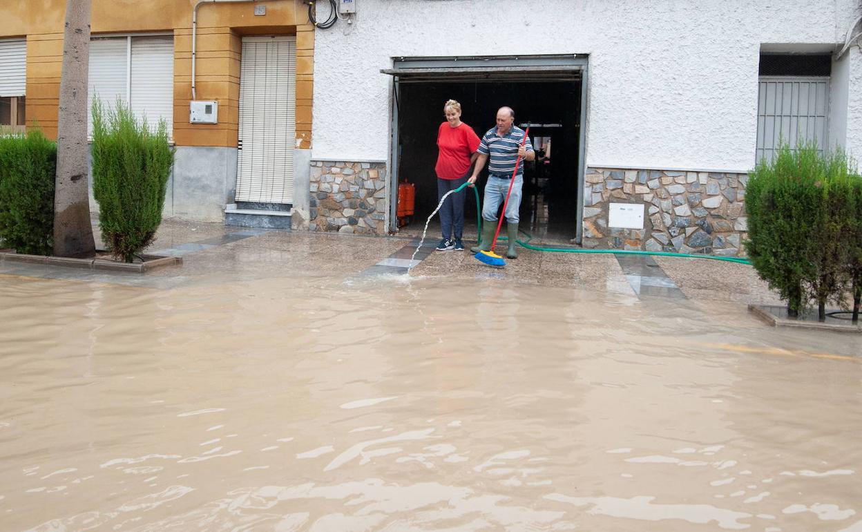 Efectos de las inundaciones en Beniel el pasado septiembre.