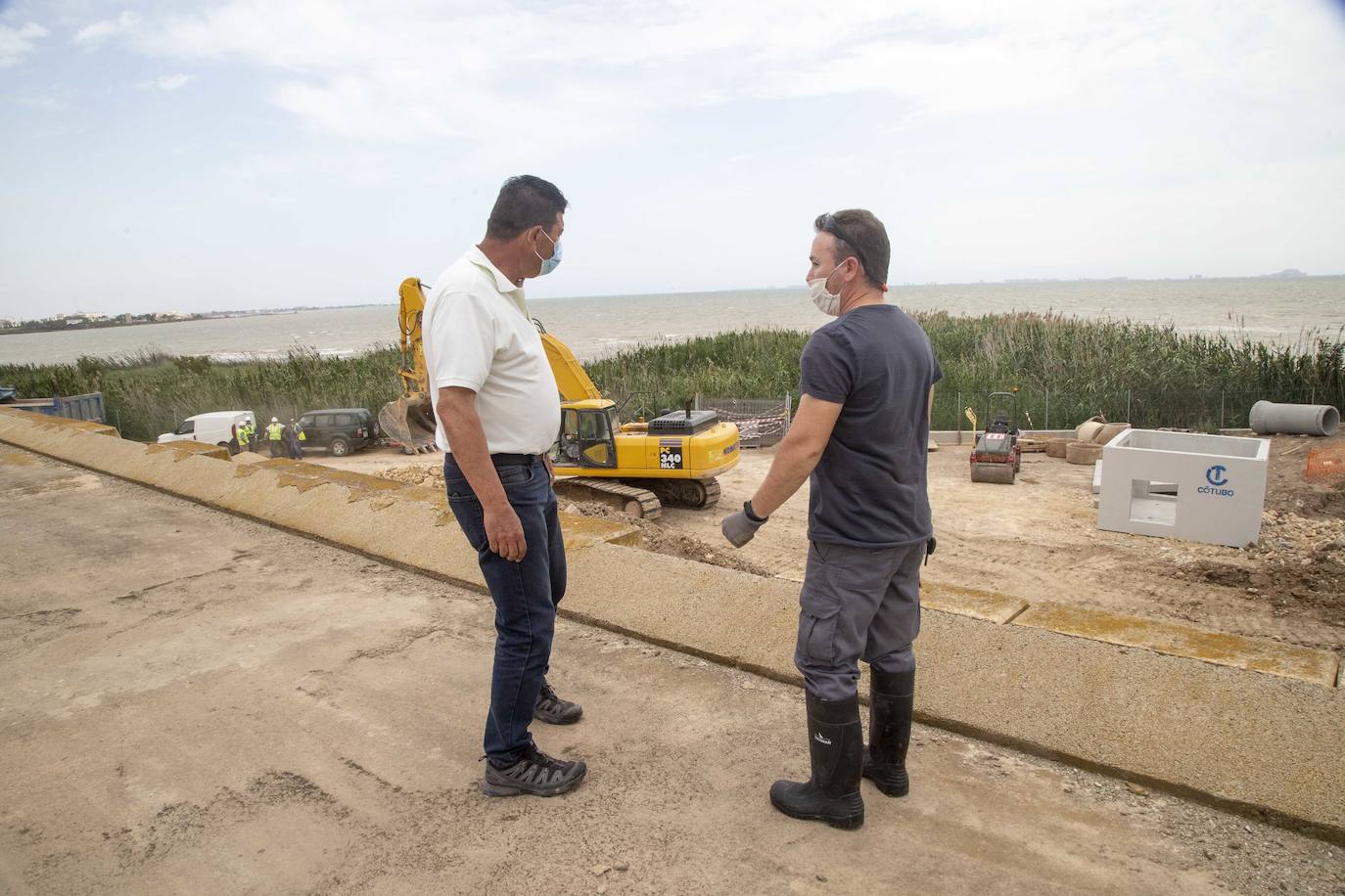 Fotos: La CHS da el primer paso para blindar el acuífero del Mar Menor