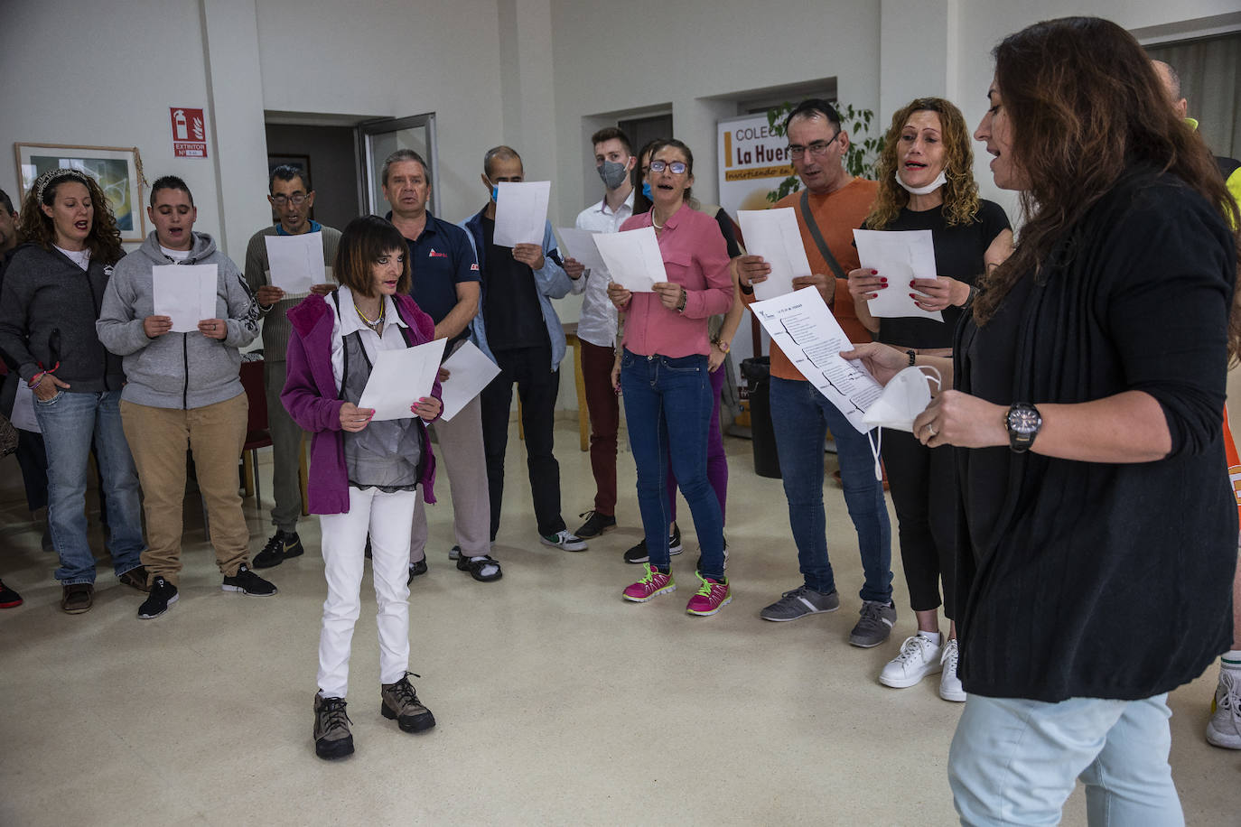 Fotos: Noelia Arroyo visita la Hospitalidad de Santa Teresa