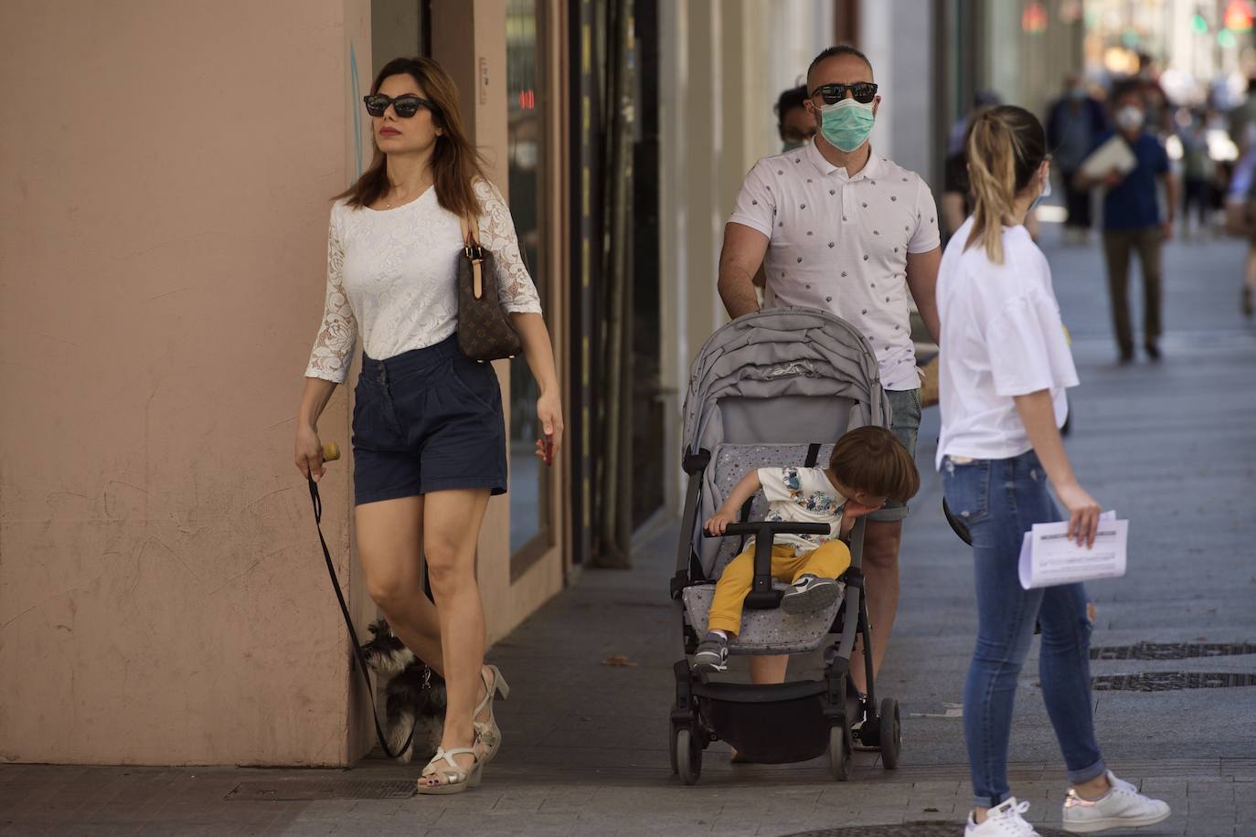 Fotos: Las mascarillas toman las calles de Murcia
