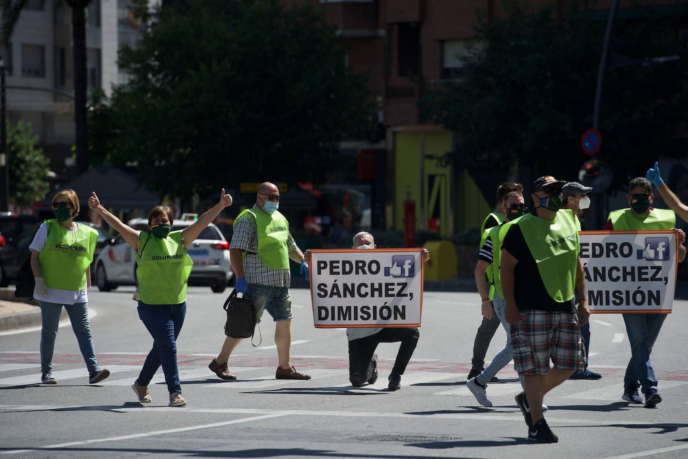 Fotos: Marcha &quot;por España y su libertad&quot; en Murcia