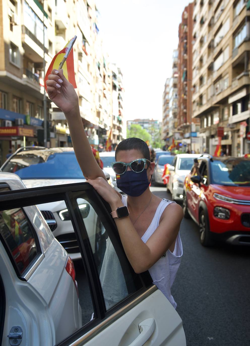 Fotos: Marcha &quot;por España y su libertad&quot; en Murcia