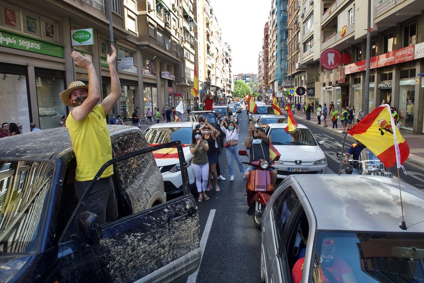 Fotos: Marcha &quot;por España y su libertad&quot; en Murcia