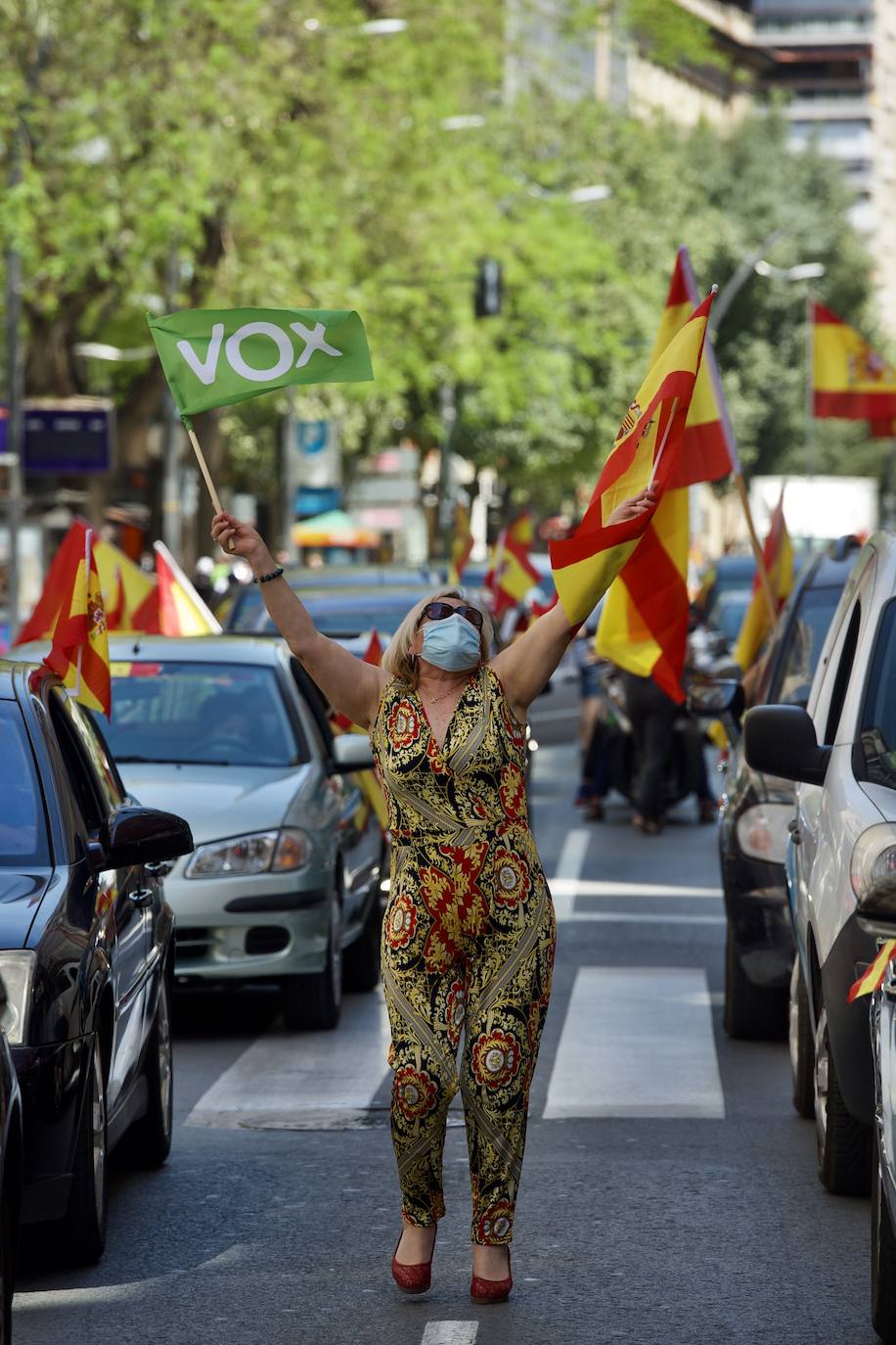 Fotos: Marcha &quot;por España y su libertad&quot; en Murcia