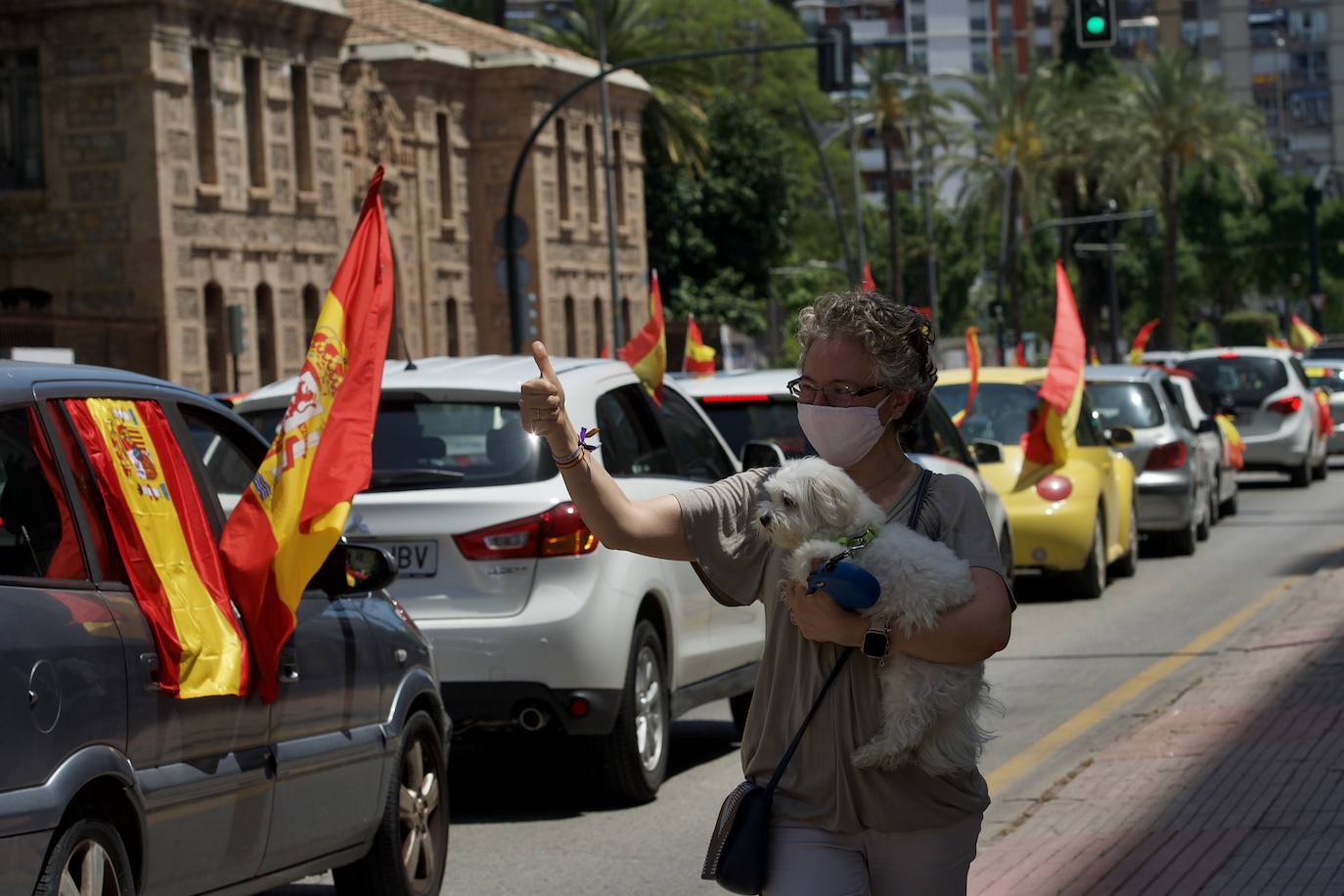 Fotos: Marcha &quot;por España y su libertad&quot; en Murcia