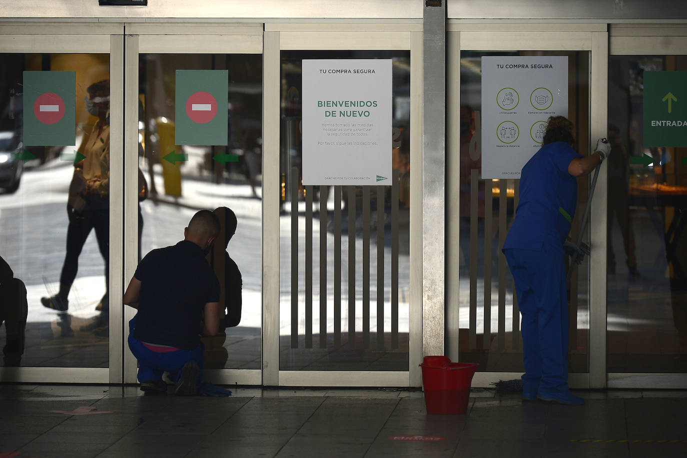Fotos: Los centros comerciales vuelven tras más de dos meses