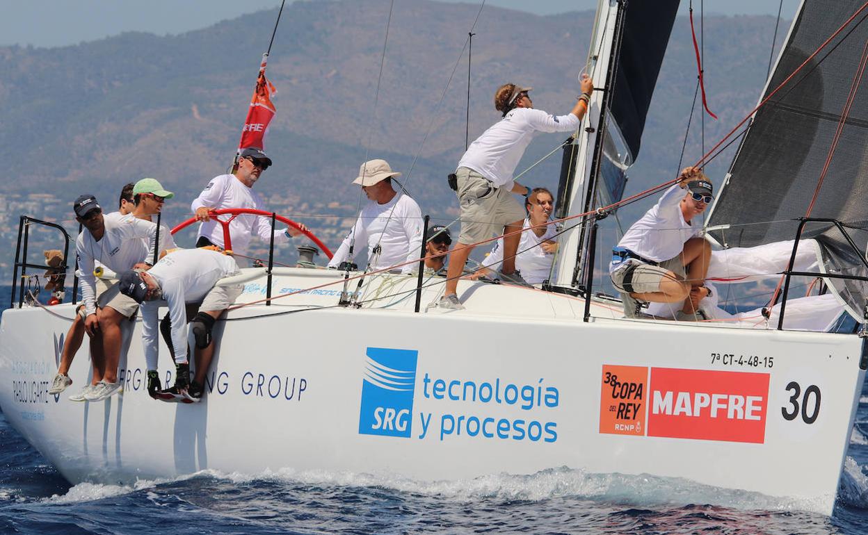 Imagen de 'El Carmen Elite Sails' durante la edición de la Copa del Rey de vela del año pasado.