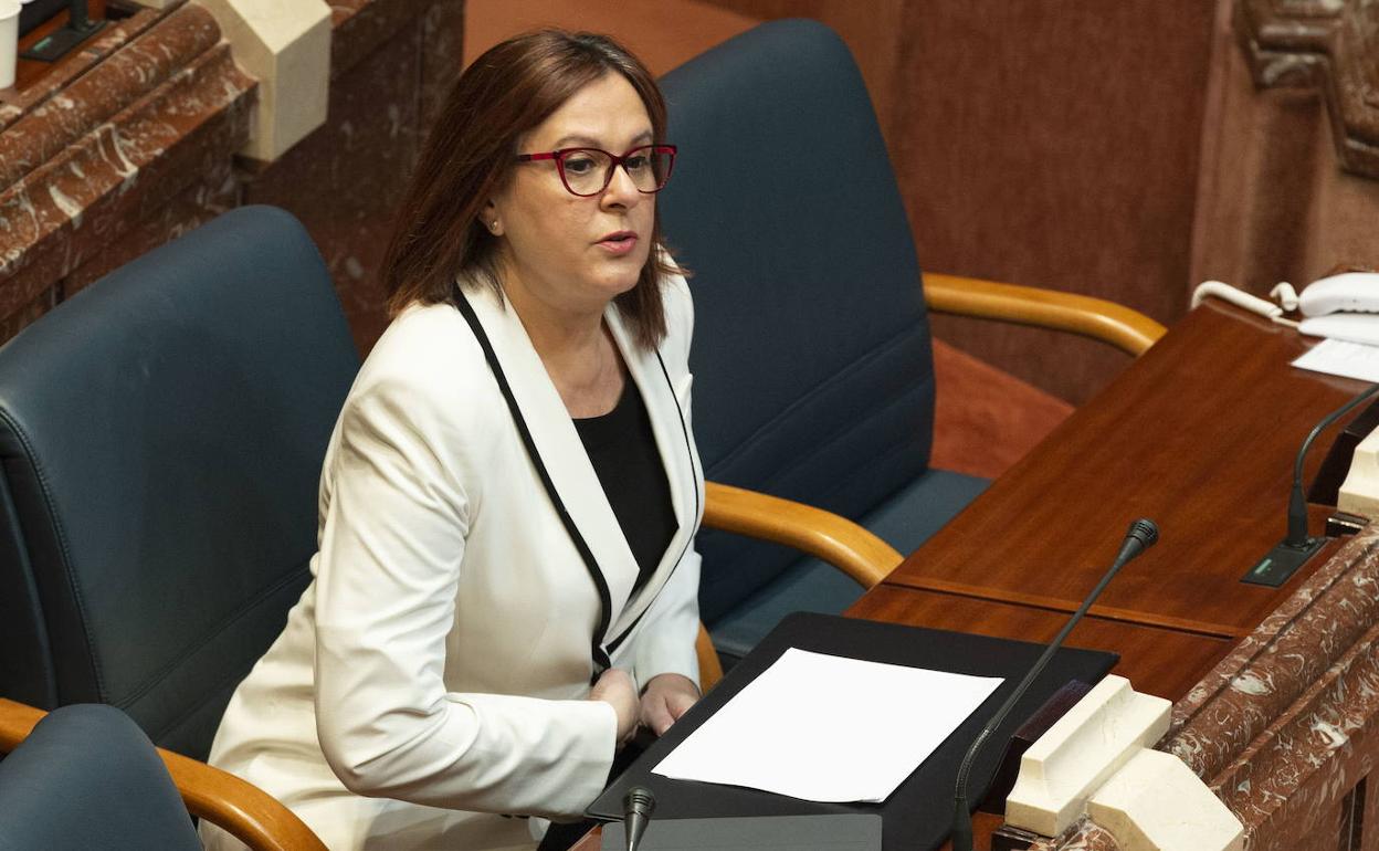 La consejera de Mujer, Igualdad, LGTBI, Familias y Política Social, Isabel Franco.