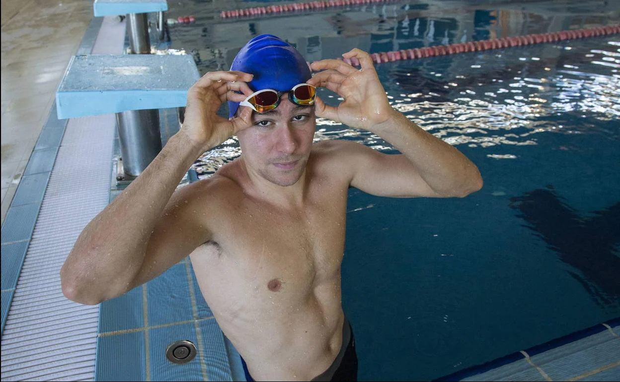 El nadador cartagenero Alberto Martínez, en una fotografía de archivo.