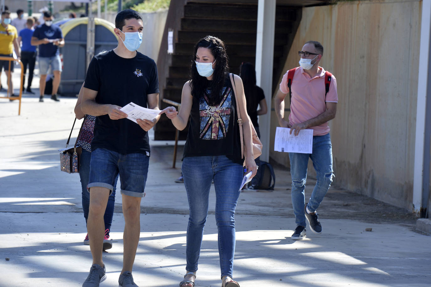 Fotos: Las pruebas de acceso a la Universidad para mayores estrenan el protocolo de seguridad