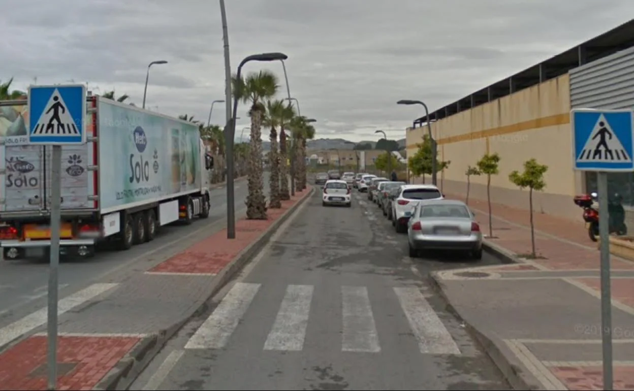 Avenida del Príncipe, en Alcantarilla.