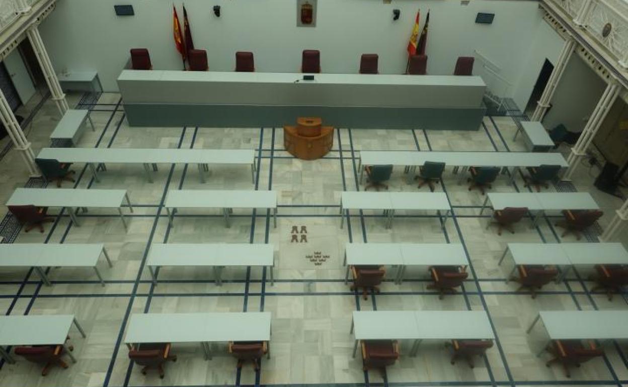 Vista actual del Patio de los Ayuntamientos.