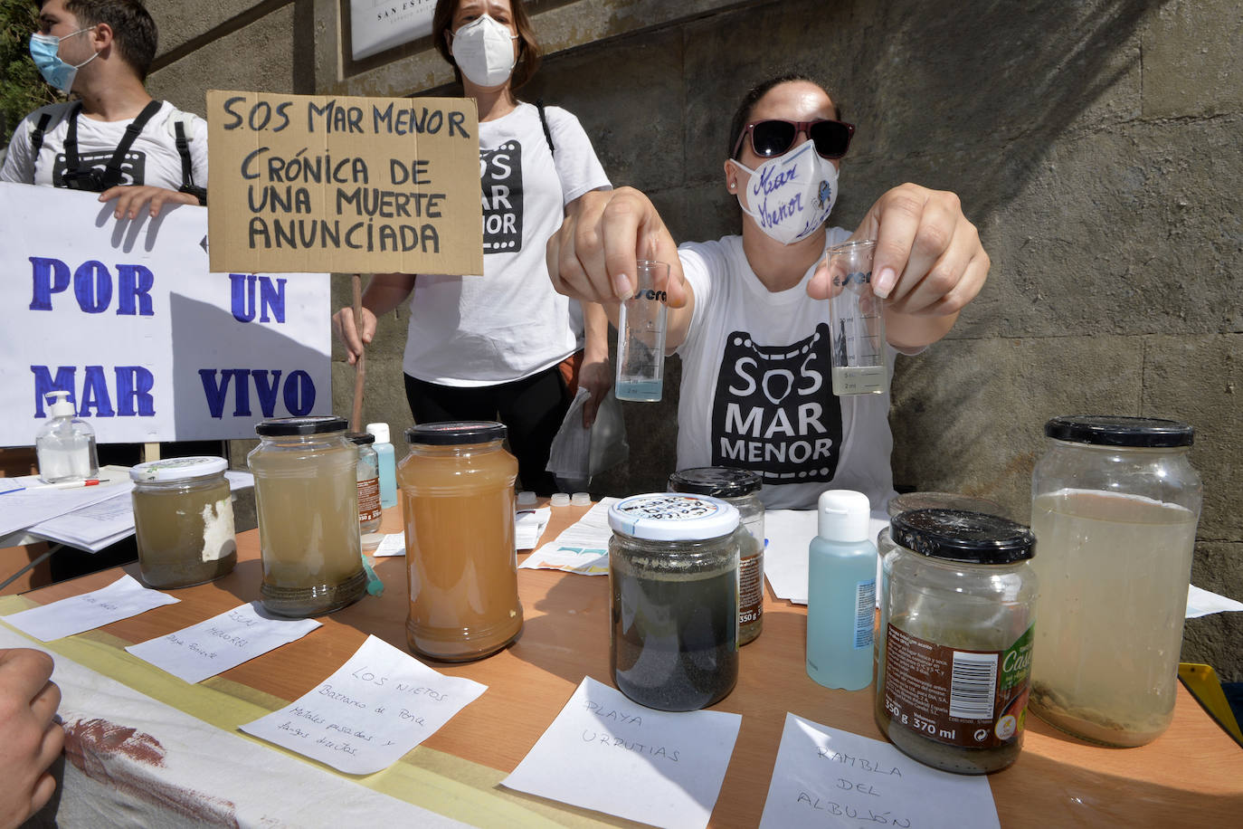 Fotos: Protesta por el Mar Menor