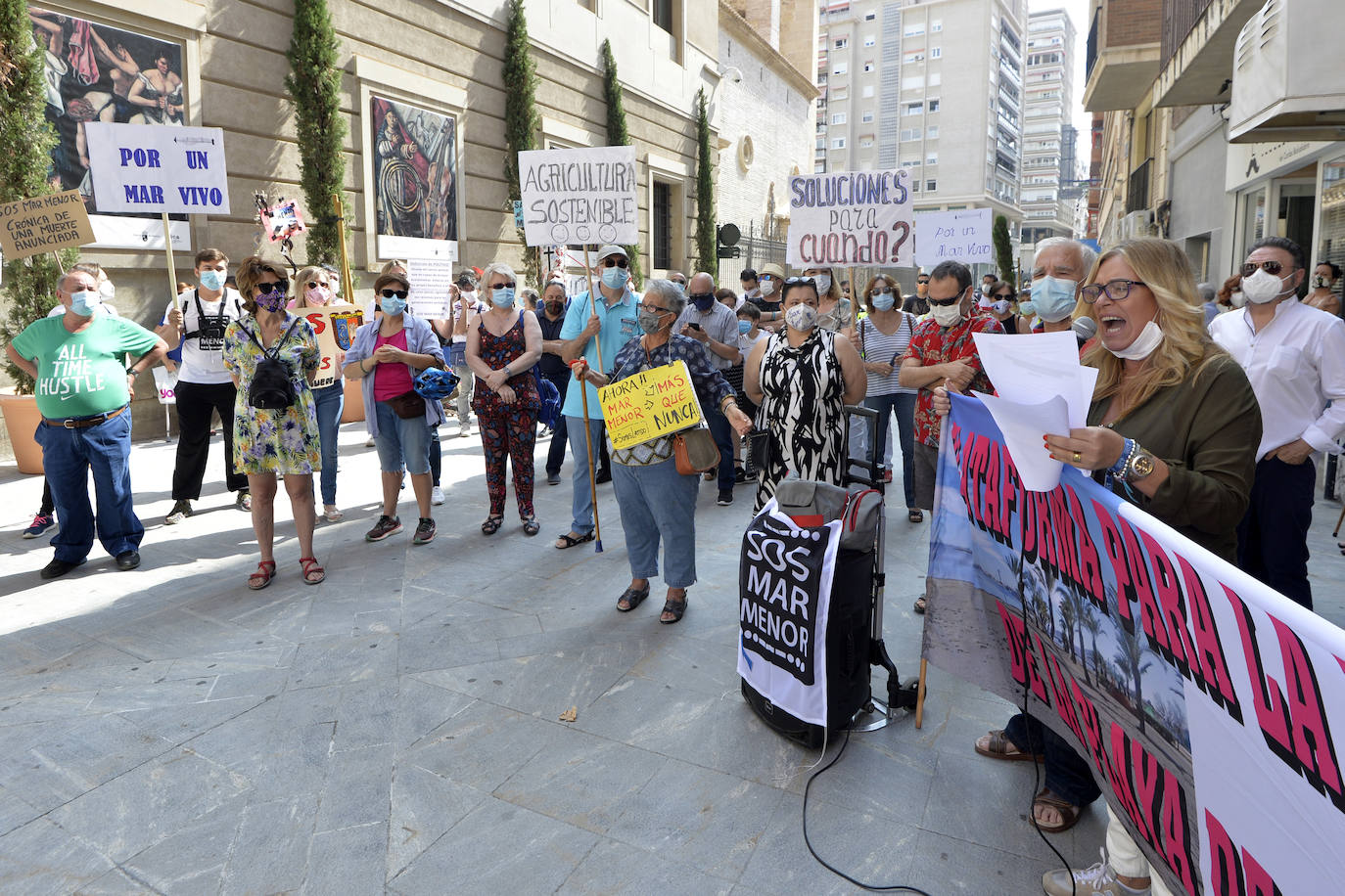 Fotos: Protesta por el Mar Menor