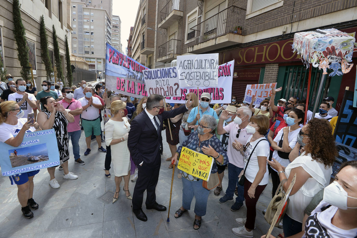 Fotos: Protesta por el Mar Menor