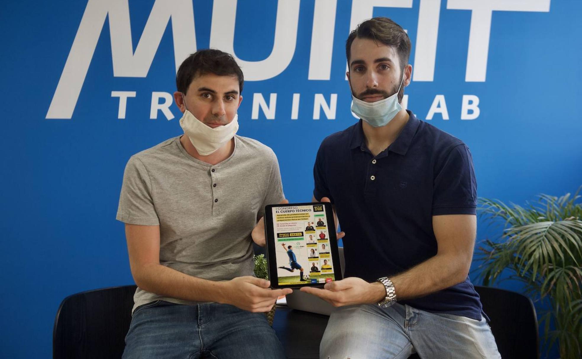 Guillermo Martínez y Gerardo Verdú muestran su proyecto, una academia online.