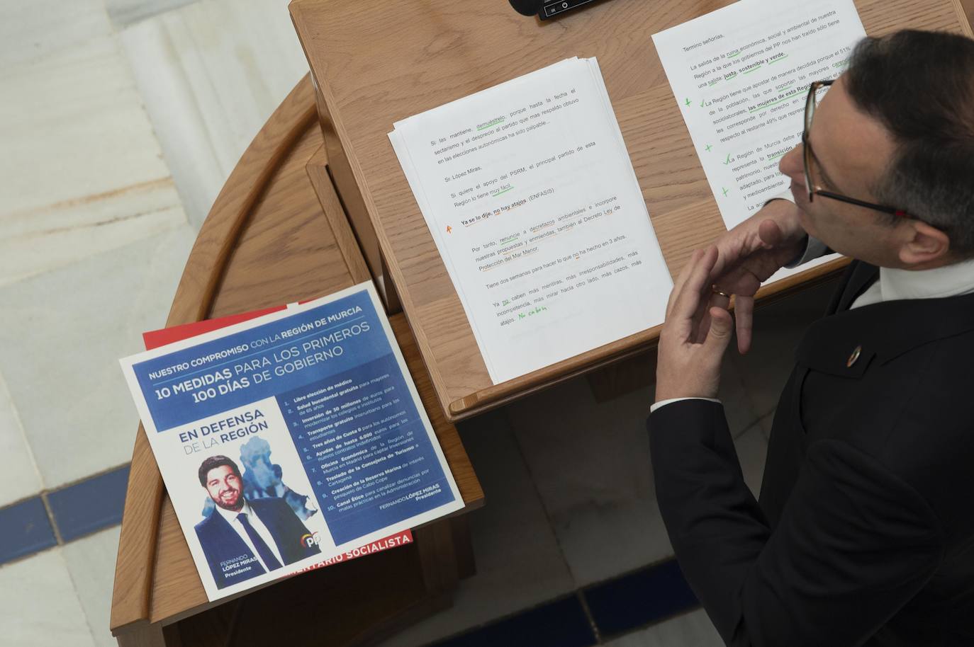 Fotos: El Mar Menor centra las críticas de la oposición en el Debate del Estado de la Región