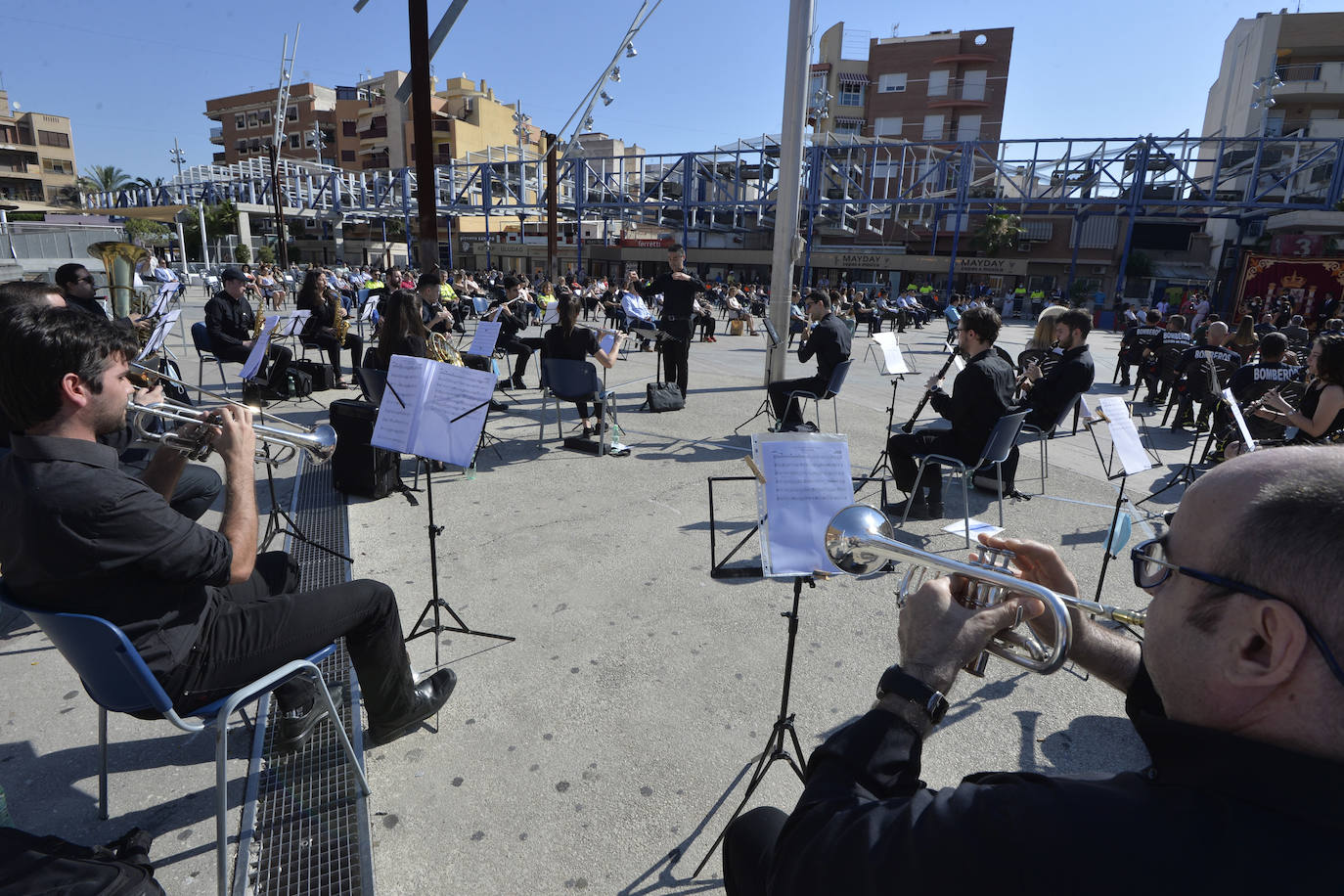 Fotos: Homenaje en Alcantarilla a las víctimas del coronavirus en la Región
