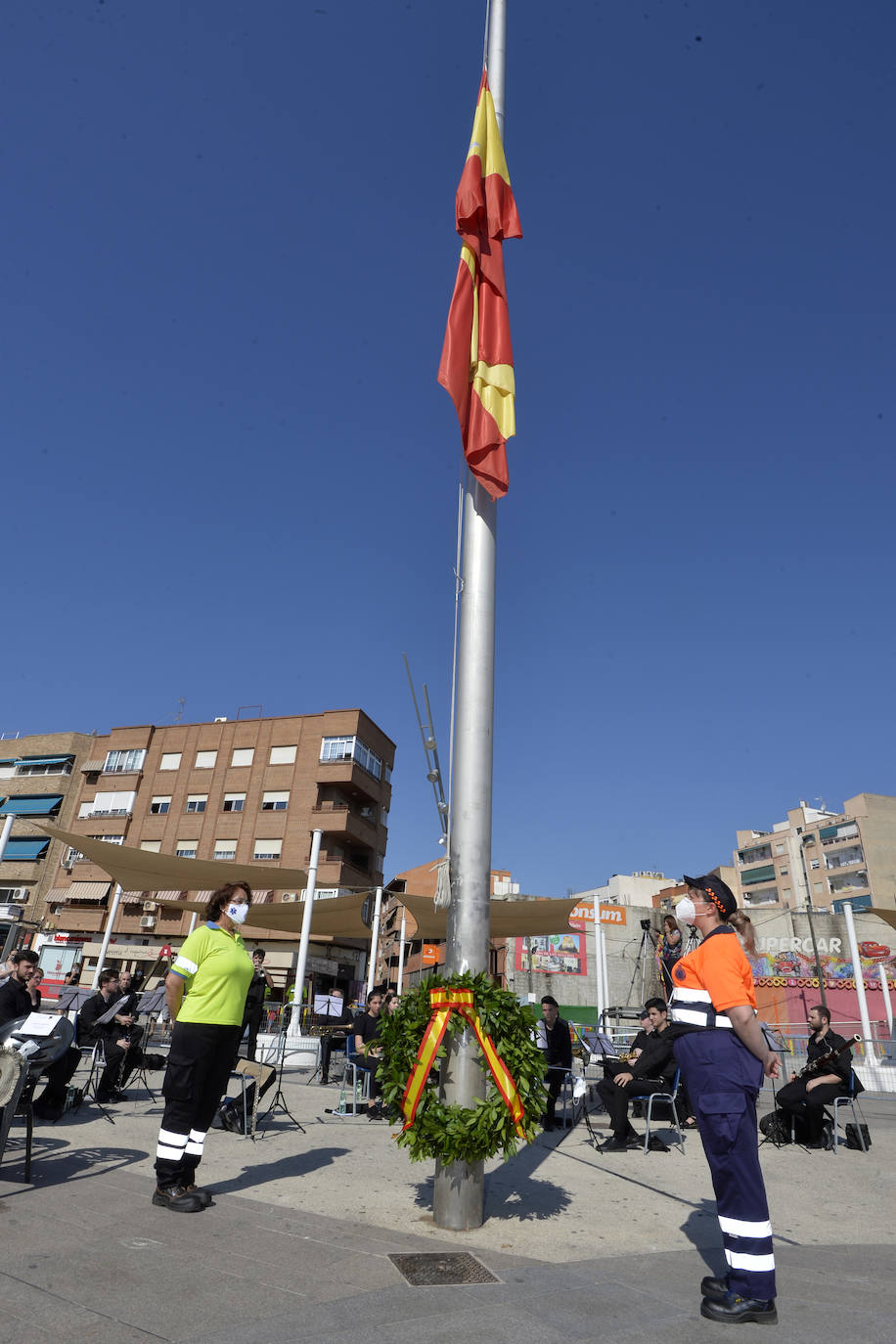 Fotos: Homenaje en Alcantarilla a las víctimas del coronavirus en la Región