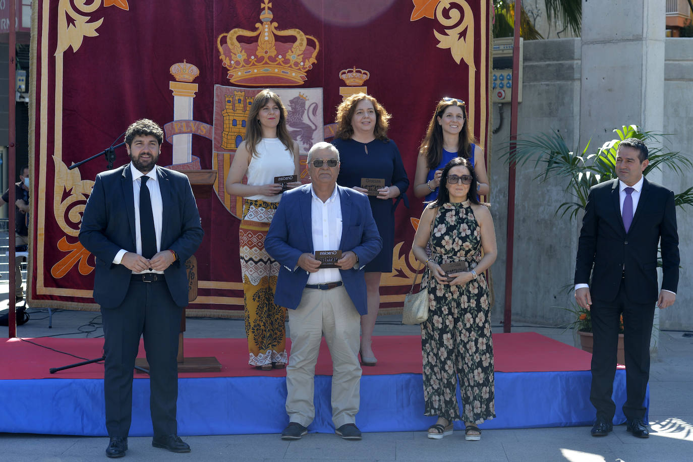 Fotos: Homenaje en Alcantarilla a las víctimas del coronavirus en la Región