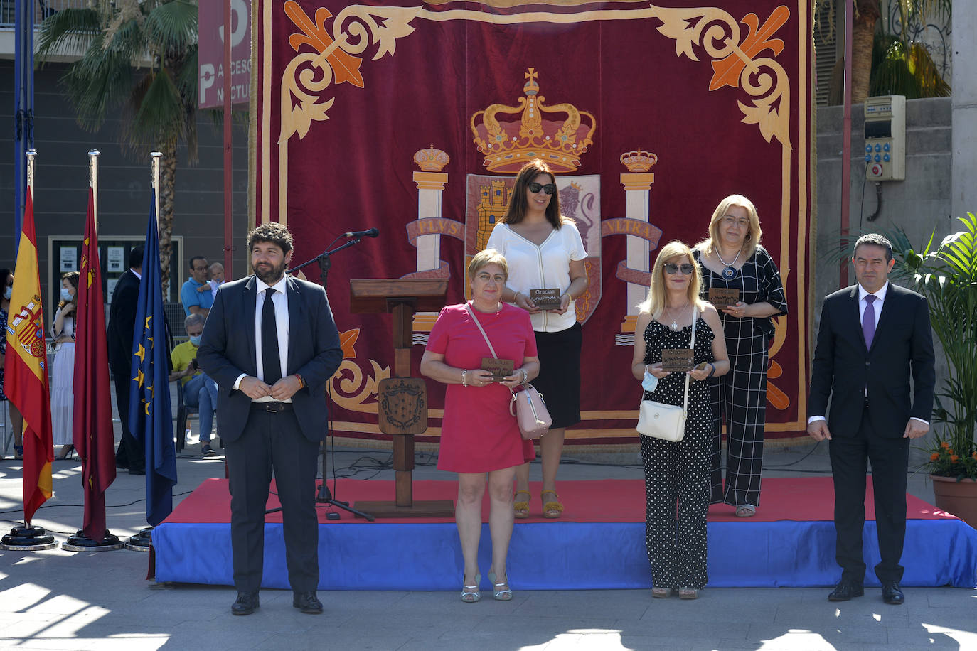 Fotos: Homenaje en Alcantarilla a las víctimas del coronavirus en la Región