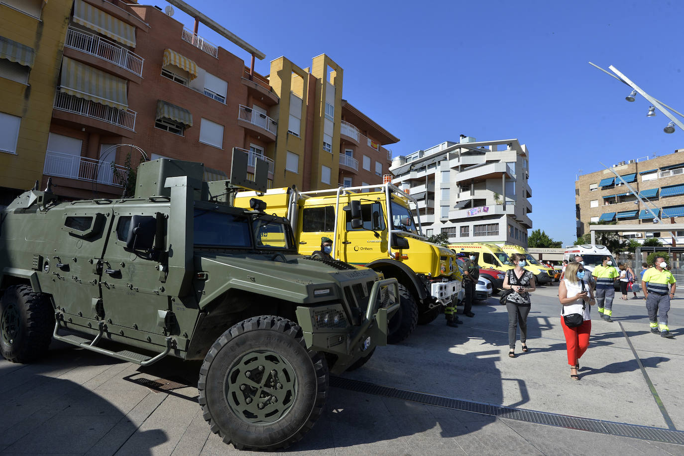 Fotos: Homenaje en Alcantarilla a las víctimas del coronavirus en la Región