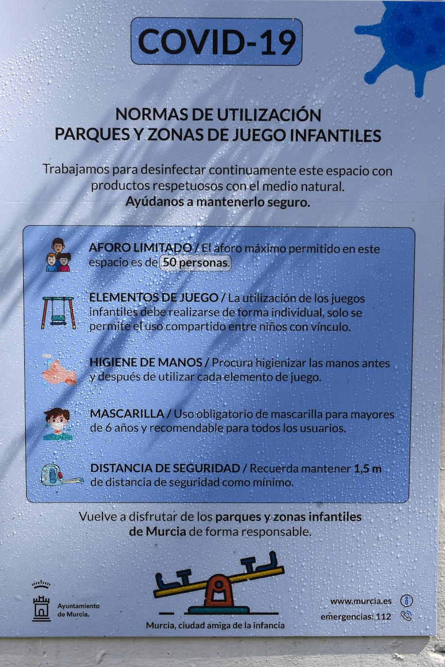 Fotos: Los parques infantiles reabren en la Región de Murcia tras el estado de alarma